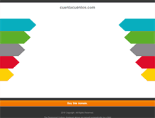 Tablet Screenshot of cuentacuentos.com